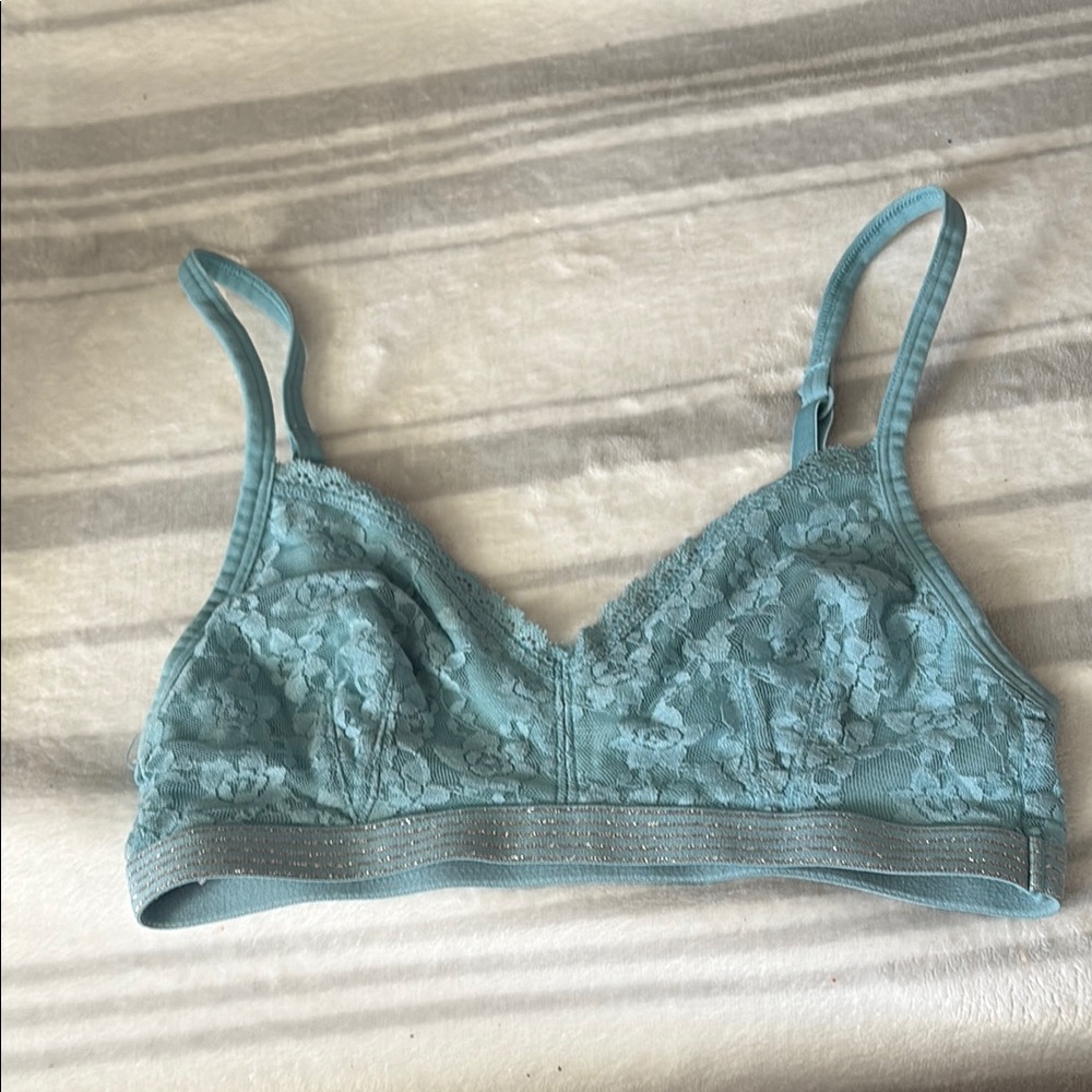 SO Blue Lace Bra Intimates Sleepwear